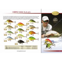 VOBLER GOLDY VIBRO MAX 3.4 cm SINKING